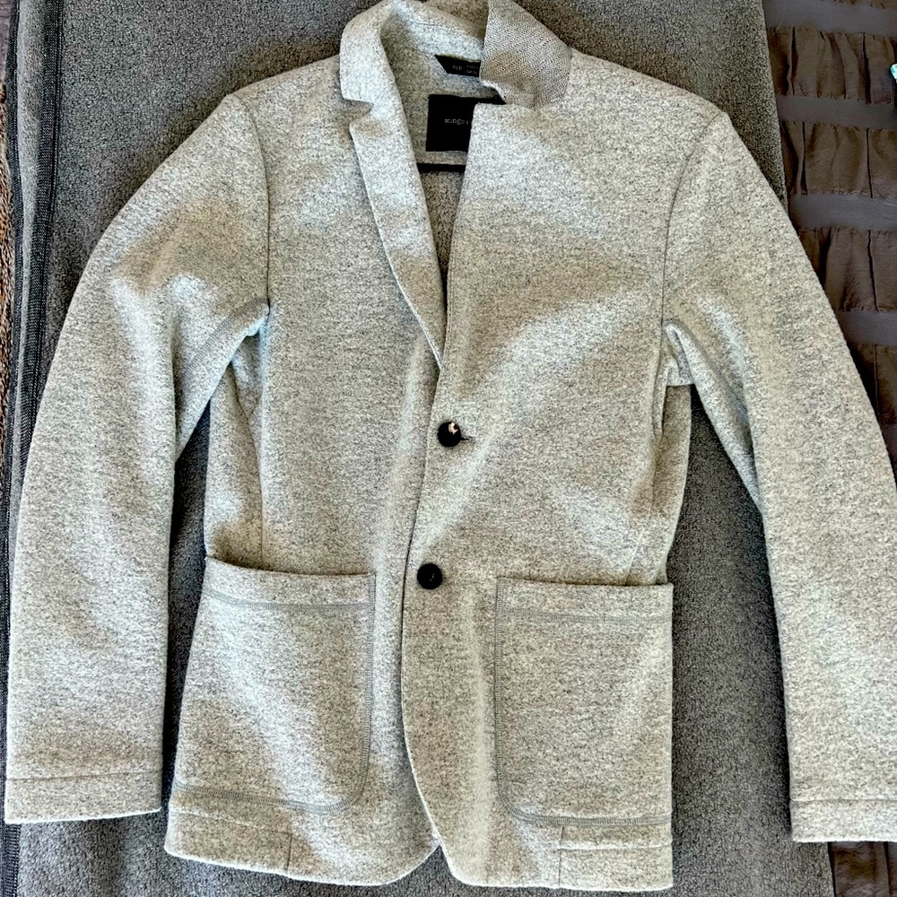 Men’s Wings + Horns Casual Light Gray Blazer